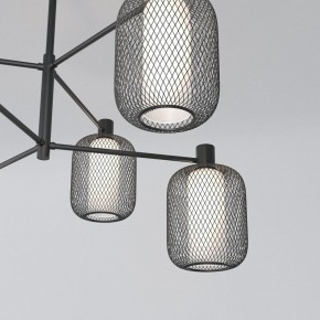 Люстра на штанге Eurosvet Voile 30191/6 черный в Екатеринбурге - mebel24.online | фото 4
