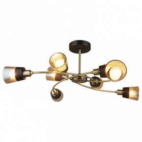 Люстра на штанге Imex MD.4045 MD.4045-8-S AB+BK в Екатеринбурге - mebel24.online | фото
