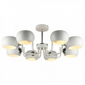 Люстра на штанге Imex MD.4914 MD.4914-8-S WH+CH в Екатеринбурге - mebel24.online | фото