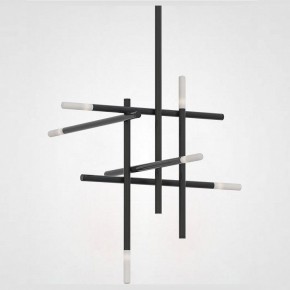 Люстра на штанге Imperiumloft Traverse Black TRAVERSE01 в Екатеринбурге - mebel24.online | фото