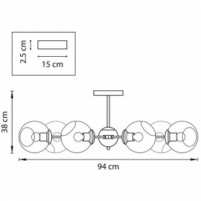 Люстра на штанге Lightstar Beta 785066 в Екатеринбурге - mebel24.online | фото 8