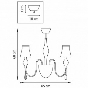 Люстра на штанге Lightstar Escica 806050 в Екатеринбурге - mebel24.online | фото 6