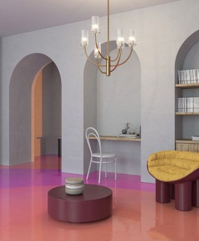 Люстра на штанге Maytoni Arco MOD223PL-08BS в Екатеринбурге - mebel24.online | фото 4