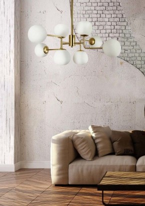 Люстра на штанге Maytoni Erich MOD221-PL-08-G в Екатеринбурге - mebel24.online | фото 4