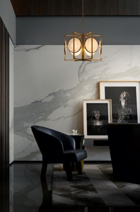 Люстра на штанге Maytoni Marmo MOD099PL-03G в Екатеринбурге - mebel24.online | фото 3