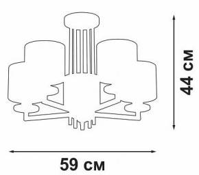 Люстра на штанге Vitaluce V3069 V3069-8/5PL в Екатеринбурге - mebel24.online | фото 3