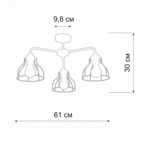 Люстра на штанге Vitaluce V3102 V3102-1/3PL в Екатеринбурге - mebel24.online | фото 2