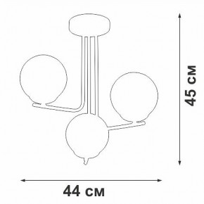 Люстра на штанге Vitaluce V49420 V49420-8/3PL в Екатеринбурге - mebel24.online | фото 2