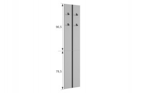 МЕРСИ Прихожая (модульная) графит в Екатеринбурге - mebel24.online | фото 3