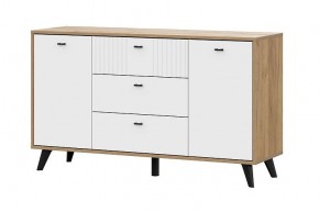 МИЛАН Спальня (Дуб Золотой/Белый матовый) в Екатеринбурге - mebel24.online | фото 14