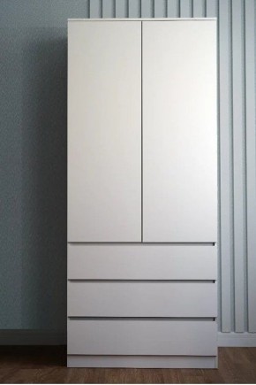 МОРИ МШ 900.2 Шкаф с 2-мя дв. и 3-мя ящ. ВЫСОКИЙ (Белый) в Екатеринбурге - mebel24.online | фото 1