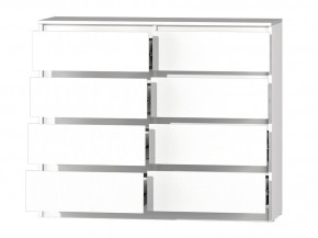 МС "Хилтон" Комод №3 1200 (8 ящ.) белый текстурный в Екатеринбурге - mebel24.online | фото 3