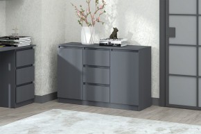 МС "Хилтон" Комод №4 1200 (графит) в Екатеринбурге - mebel24.online | фото