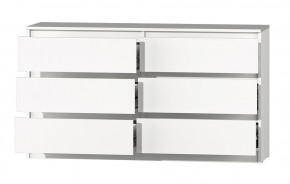 МС "Хилтон" Комод №5 1400 (6 ящ.) белый текстурный в Екатеринбурге - mebel24.online | фото 3