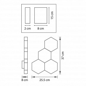 Накладной светильник Lightstar Favo 750641 в Екатеринбурге - mebel24.online | фото 2
