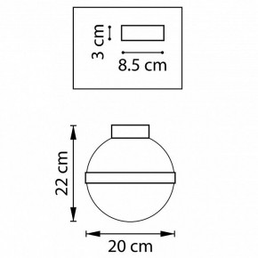 Накладной светильник Lightstar Globo 812117 в Екатеринбурге - mebel24.online | фото 2