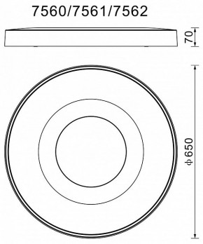 Накладной светильник Mantra Coin 7561 в Екатеринбурге - mebel24.online | фото 3