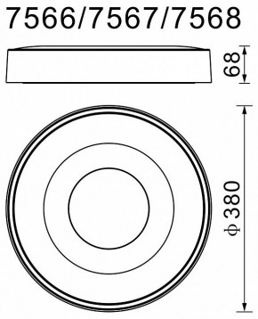 Накладной светильник Mantra Coin 7568 в Екатеринбурге - mebel24.online | фото 3