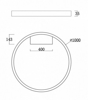 Накладной светильник Maytoni Rim MOD058CL-L65B4K в Екатеринбурге - mebel24.online | фото 3