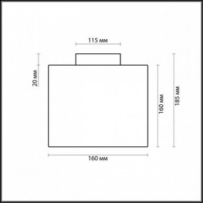 Накладной светильник Odeon Light Cross 2407/1C в Екатеринбурге - mebel24.online | фото 2