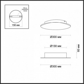 Накладной светильник Odeon Light Lunario 3562/12WL в Екатеринбурге - mebel24.online | фото 4