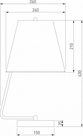 Настольная лампа декоративная Eurosvet Amaretto 01165/1 хром в Екатеринбурге - mebel24.online | фото 2