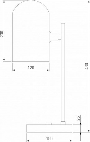 Настольная лампа декоративная Eurosvet Bambola 01164/1 латунь в Екатеринбурге - mebel24.online | фото 2