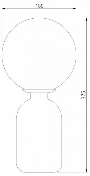 Настольная лампа декоративная Eurosvet Bubble 01197/1 белый в Екатеринбурге - mebel24.online | фото 2
