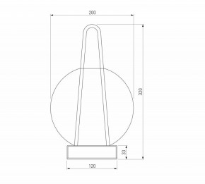 Настольная лампа декоративная Eurosvet Frasco 80507/1 латунь в Екатеринбурге - mebel24.online | фото 3