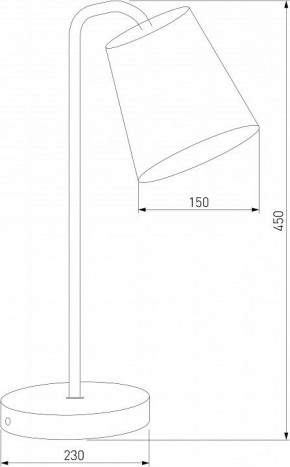 Настольная лампа декоративная Eurosvet Montero 01134/1 черный в Екатеринбурге - mebel24.online | фото 4