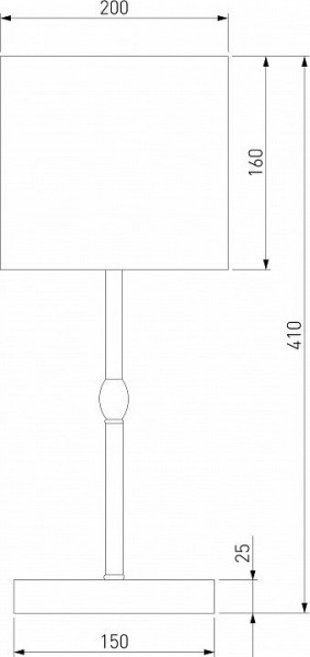 Настольная лампа декоративная Eurosvet Notturno 01162/1 черный в Екатеринбурге - mebel24.online | фото 4