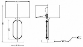 Настольная лампа декоративная Maytoni Marmo MOD099TL-01G в Екатеринбурге - mebel24.online | фото 2
