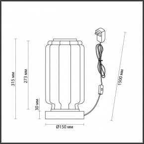 Настольная лампа декоративная Odeon Light Jam 5408/10TL в Екатеринбурге - mebel24.online | фото 4