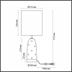 Настольная лампа декоративная Odeon Light Pollen 5424/1T в Екатеринбурге - mebel24.online | фото 5