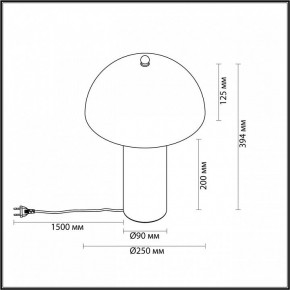 Настольная лампа декоративная Odeon Light Rufina 7089/2T в Екатеринбурге - mebel24.online | фото 5