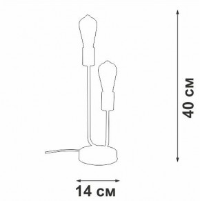 Настольная лампа декоративная Vitaluce V3005 V3005-1/2L в Екатеринбурге - mebel24.online | фото 5