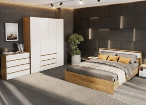 НЕКСТ 1 Спальня (Дуб Золотой/Белый) в Екатеринбурге - mebel24.online | фото