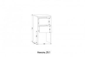 НИКОЛЬ 25 Шкаф 5-ти створчатый в Екатеринбурге - mebel24.online | фото 7