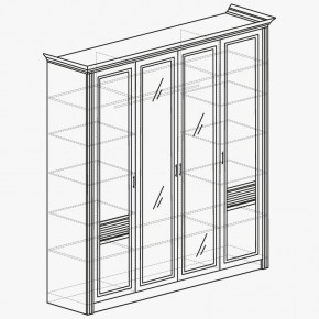 ОРЛЕАН Спальный гарнитур (модульный) ясень белый в Екатеринбурге - mebel24.online | фото 5