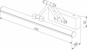 Подсветка для картины Elektrostandard Monza a064138 в Екатеринбурге - mebel24.online | фото 4
