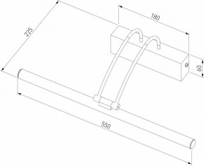 Подсветка для зеркала Elektrostandard Simple a063698 в Екатеринбурге - mebel24.online | фото 3