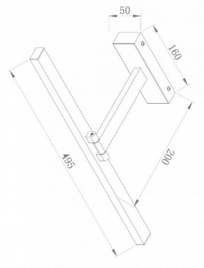 Подсветка для зеркала Maytoni Bris MIR008WL-L12B4K в Екатеринбурге - mebel24.online | фото 3