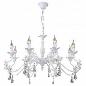 Подвесная люстра Arte Lamp Angelina A5349LM-8WH в Екатеринбурге - mebel24.online | фото 3