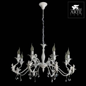 Подвесная люстра Arte Lamp Angelina A5349LM-8WH в Екатеринбурге - mebel24.online | фото 4