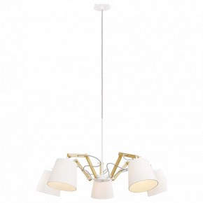 Подвесная люстра Arte Lamp Pinocchio A5700LM-5WH в Екатеринбурге - mebel24.online | фото 2