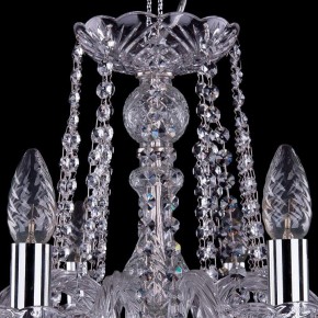 Подвесная люстра Bohemia Ivele Crystal 1402 1402/10/240/Ni/Leafs в Екатеринбурге - mebel24.online | фото 4