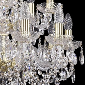 Подвесная люстра Bohemia Ivele Crystal 1402 1402/10+5/195/2d/G в Екатеринбурге - mebel24.online | фото 2