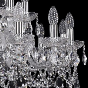 Подвесная люстра Bohemia Ivele Crystal 1402 1402/12+6/240/Ni в Екатеринбурге - mebel24.online | фото 2