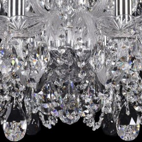 Подвесная люстра Bohemia Ivele Crystal 1402 1402/12+6/240/Ni в Екатеринбурге - mebel24.online | фото 3