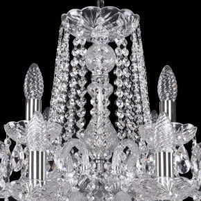 Подвесная люстра Bohemia Ivele Crystal 1402 1402/12+6/300/2d/Ni в Екатеринбурге - mebel24.online | фото 4